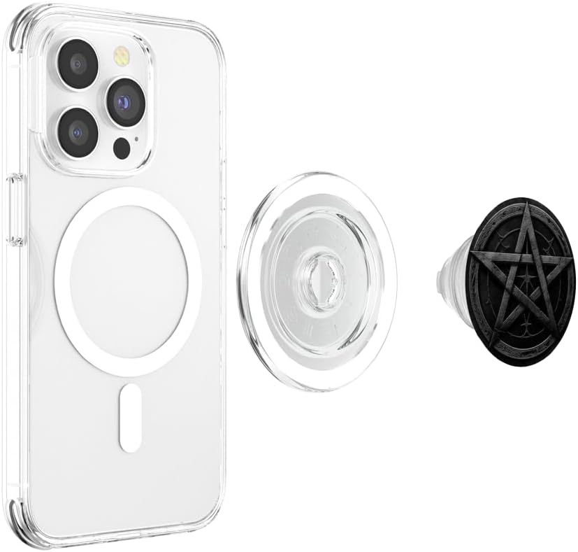 Pentacle Paganism Vintage Pentagram PopSockets PopGrip for MagSafe
