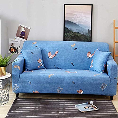 Housse serviette de canapé stretch et extensible motif imprimé loveseat