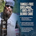 Mountaineer Brand Beard Wash For Men | 100% Natural Beard Shampoo | Thick Cleaning Softening Lather | Grooming Treatment with Orange, Grapefruit, Clove Essential Oils | Citrus & Spice Scent 8oz - Image 4
