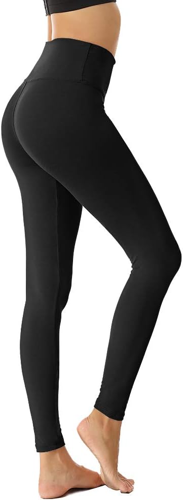 Black Flare Yoga Pants for Women, Crossover Buttery Soft Bootcut Leggings