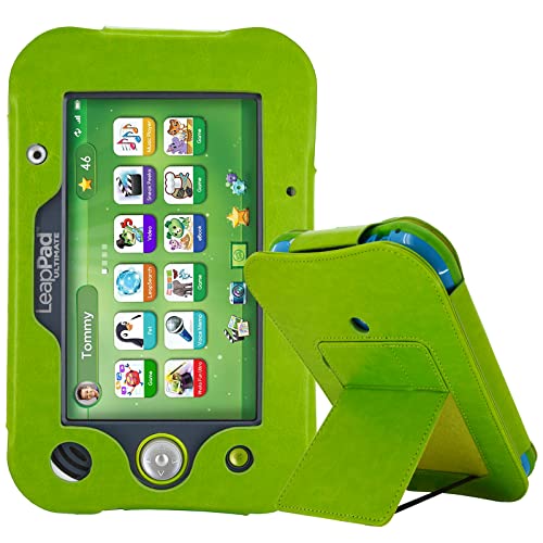 ACdream case for LeapPad Ultimate, Leather Tablet Case for LeapPad Kids Learning Tablet(2017 Release), (Green)