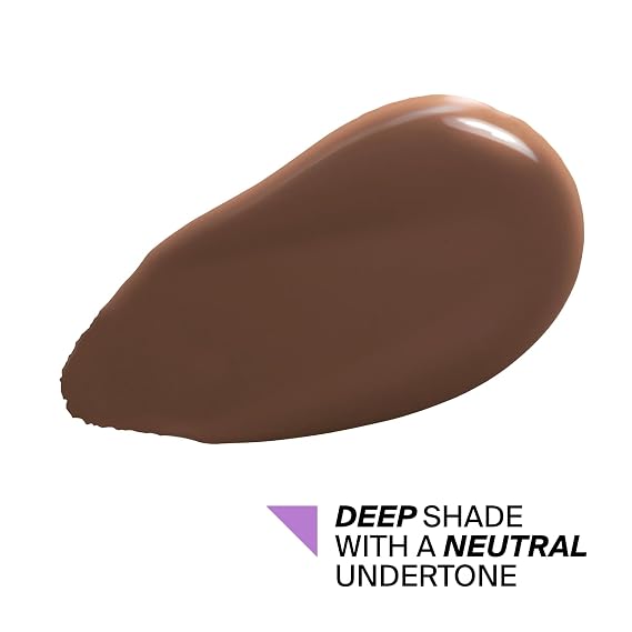 Absolute Cover Foundation #10 | Liquid Medium Coverage Foundation with Natural FInish | Oil-Free Face Makeup | Deep Shade with Neutral Undertone | 1oz/30ml