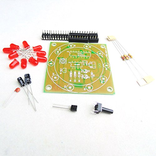 Hailege 2pcs NE555 CD4017 Electronic Lucky