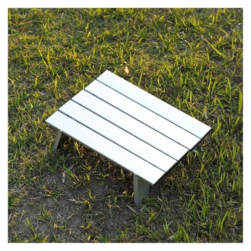 Table pliante mini en aluminium ultra légère et compacte pour camping - Black Red