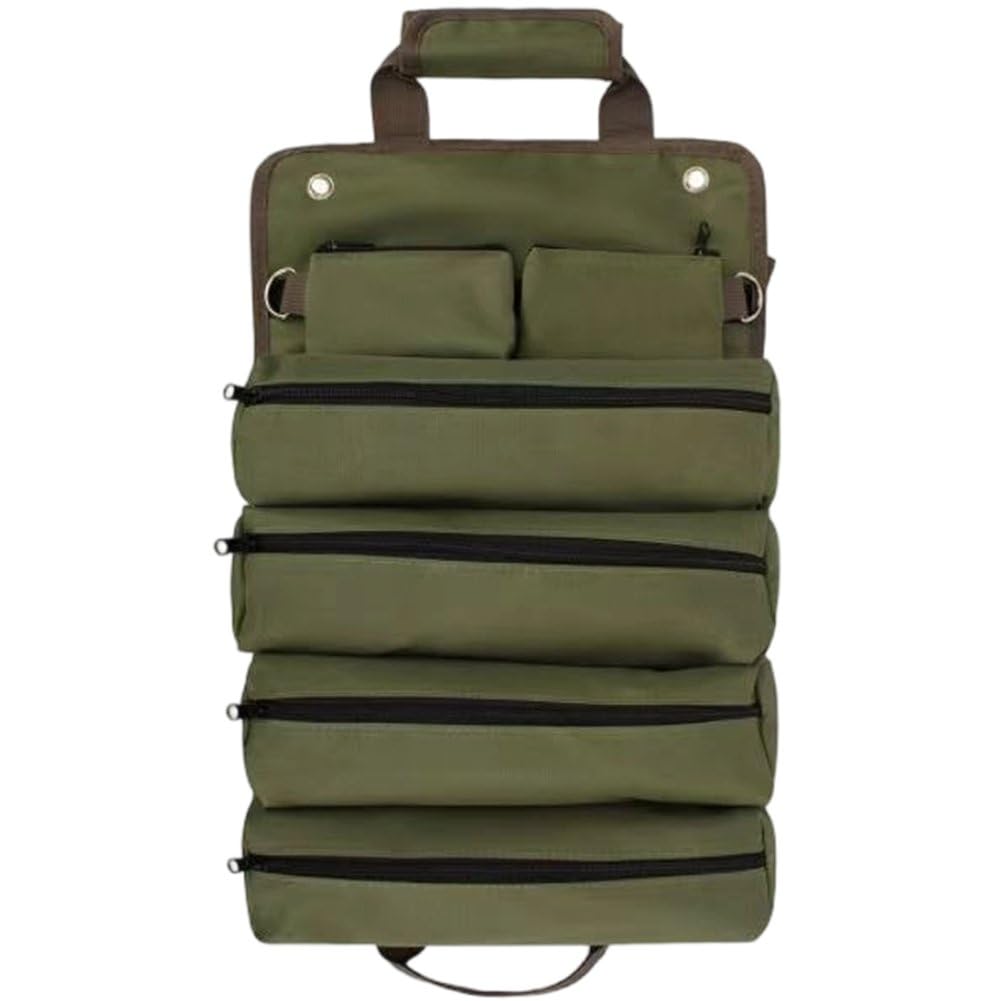 Sac à outils multifonctionnel avec poches zippées de rangement