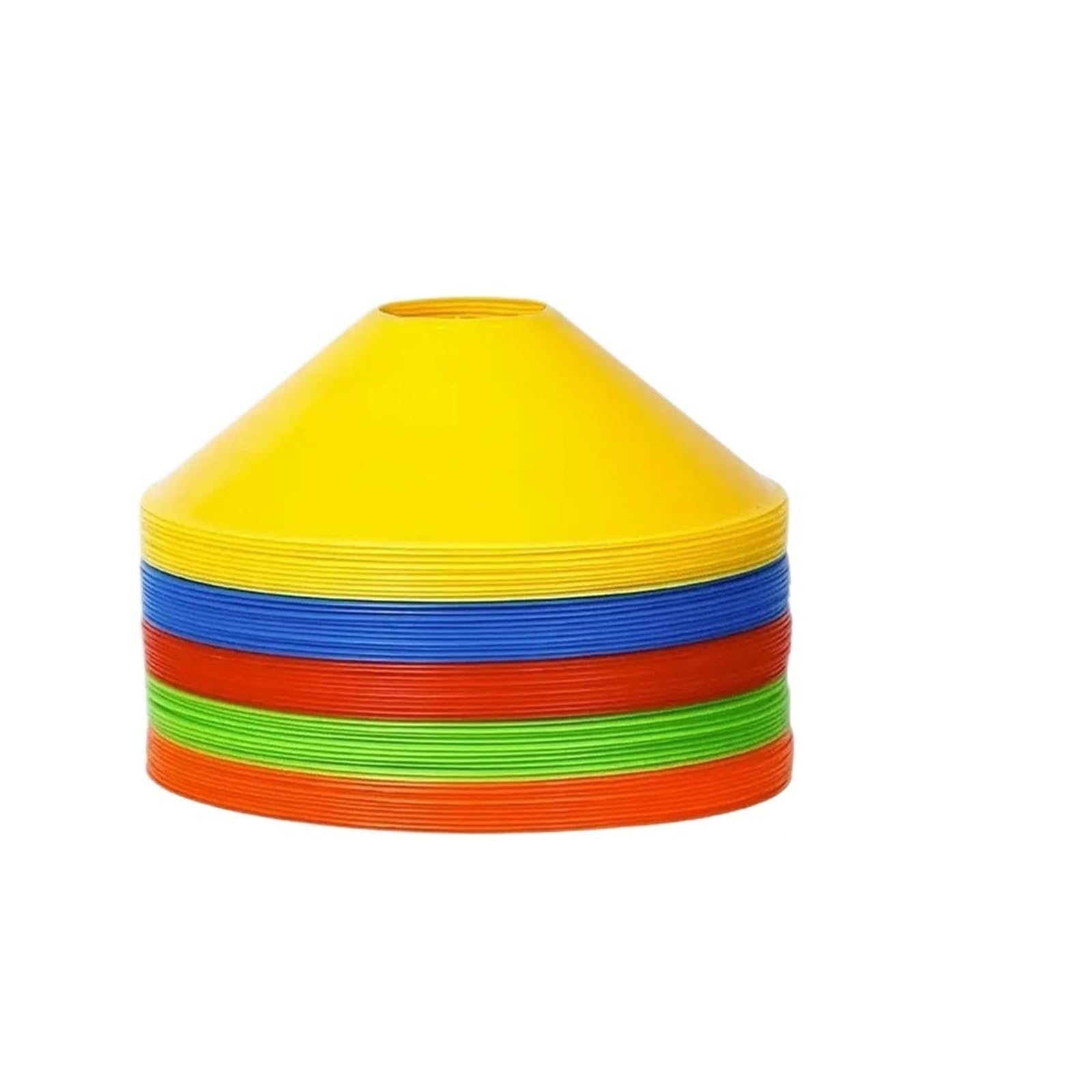 Szyszki sportowe Plastikowe stożki 20 szt. Zagęszczone treningowe Piłka nożna Tarcze zwinnościowe Zestaw markerów sportowych Akcesoria do sprzętu gier na świeżym powietrzu(Random)