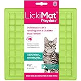 LickiMat Classic Playdate, Cat Slow Feeder Lick Mat, Boredom Anxiety Reducer
