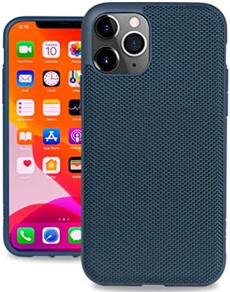 Evutec Ballistic Nylon iPhone 11 Pro Max 6.5 Inch, Unique Heavy Duty Premium Protective Military Grade Drop Tested Shockproof Phone Case Cover(AFIX+ Magnetic Mount Included) (Blue)