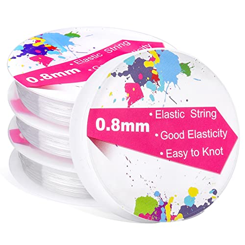 4 Rollen Elastischer Perlenfaden Gummifaden Cover