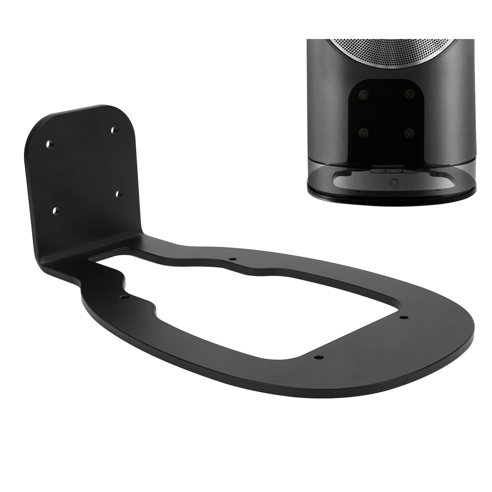 VBESTLIFE Supporto da Parete per Altoparlanti per Formation Duo, Staffa per Rack per Montaggio a Parete per Altoparlanti Dal Design Nascosto, Metallo Ispessito,