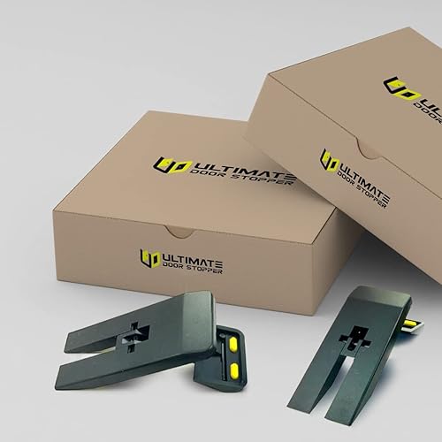 Paquete de 10 topes de puerta | Tope de bolsillo | Tope de puerta de goma antideslizante | Cuña de puerta plegable | Soporte de puerta ligero y