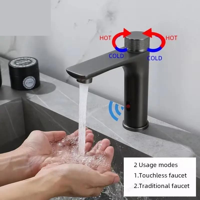 Mitigeur de salle de bain automatique pour une vasque moderne et propre - 6