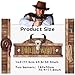 Chunnin West Cowboy Party Door Decoration Wild West Party Decoration Cowboy Door Banner Hanging Supplies Western Themed Saloon Banner for Western Rustic Bar Photo Booth Props Favor
