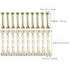 EXCEART 20pcs Mini Skeleton Bones Simulation Plastic Bone White Fake s Prop Skull Pendant Charm Artificial Ornaments Hanging Decor DIY Human Skeleton Costume