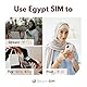 BeachSIM Ägypten SIM-Karte. 20 GB Datenvolumen mit 4G/5G-Geschwindigkeit. Nur Prepaid-Daten. Funktioniert auf iOS- und Android-Geräten. Gültig für 30 Tage.