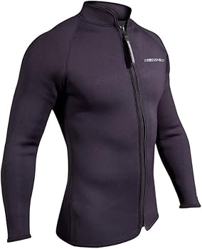 Amazon.com: NeoSport 3-mm XSPAN Jacket (Black, X-Small) - Diving