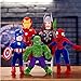 danyangshop Plüschtiere 5 Stück Iron Man Spider-Man Hulk Captain America Kinder Plüschtier Baby Kinderspielzeug für Weihnachtsgeburtstagsgeschenk