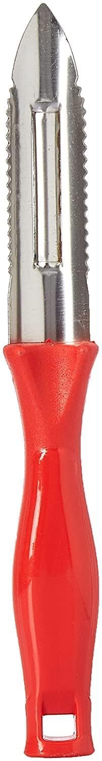 Antique's Hub Store Stainless Steel Crystal Vegetable Peeler Steel, Set of 1, Multicolored