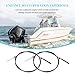 Atesilor 2pcs 13FT Gen1 Boat Throttle and Shift Cables Compatible with Mercury MerCruiser Marine Force Outboard Engine 600A Controller, Replace CC17913