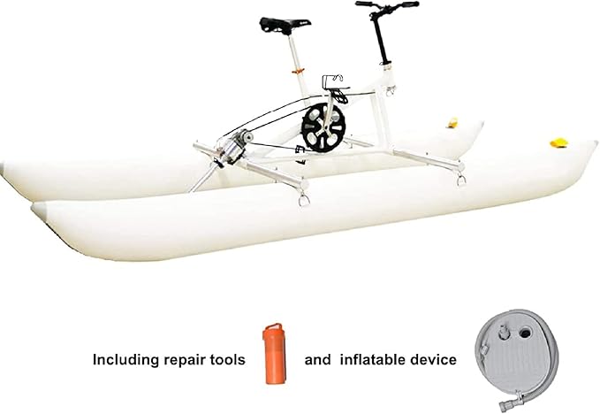 Bicicleta de Agua Inflable Kayak para Lago y Mar, Pedal miniatura 6