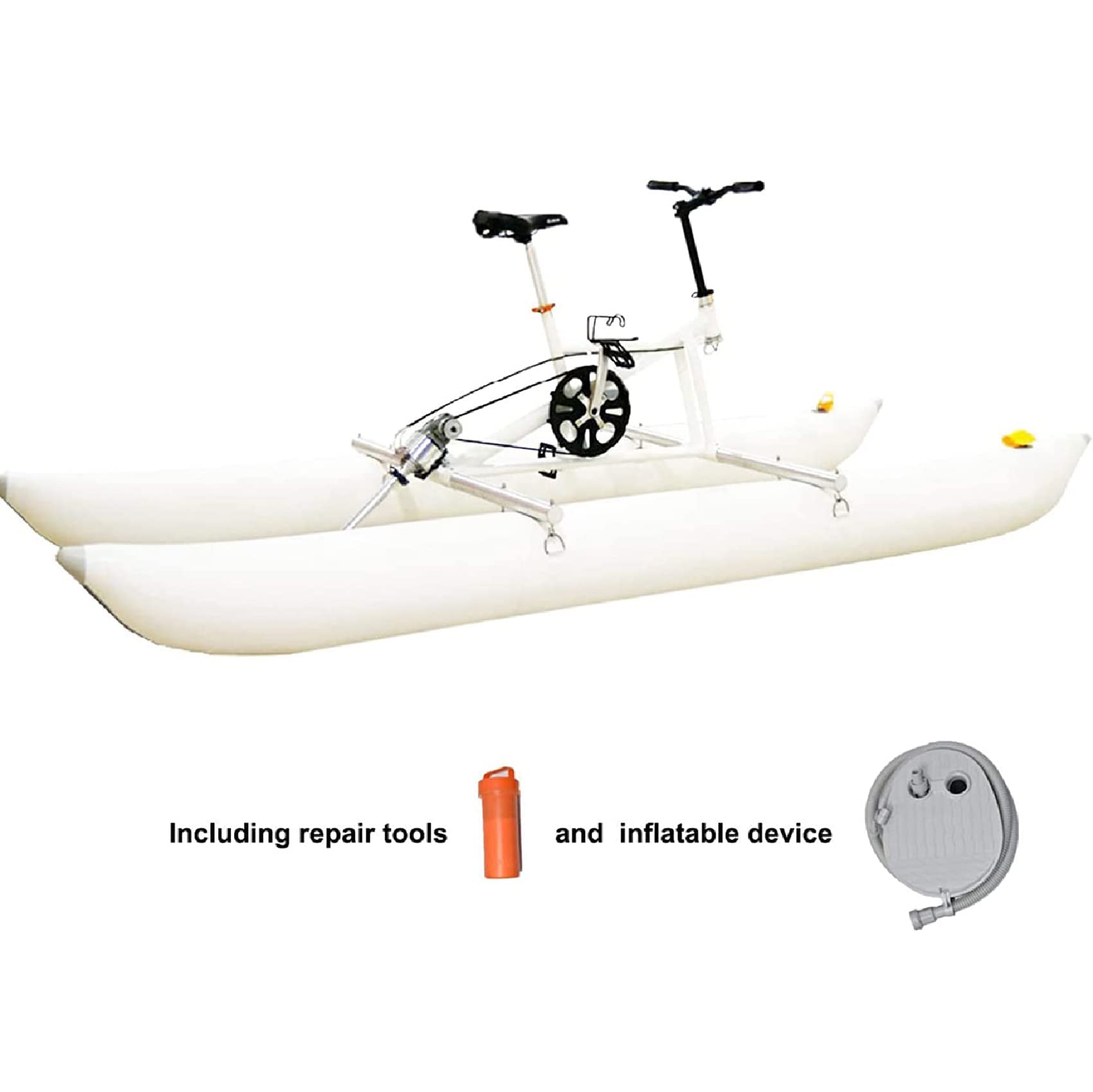 Kayak gonfiabile della bici dell'acqua per il giro all'aperto del pedale sui laghi, attrezzatura sportiva del mare per la pesca e il divertimento