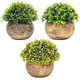 ✅ Dekorativ: Verschönert Schreibtisch oder Fensterbrett. Für dieses künstliche Gras im Topf ist es leicht einen Platz zu finden. Ideal in Kombination mit weiterer Tischdekoration