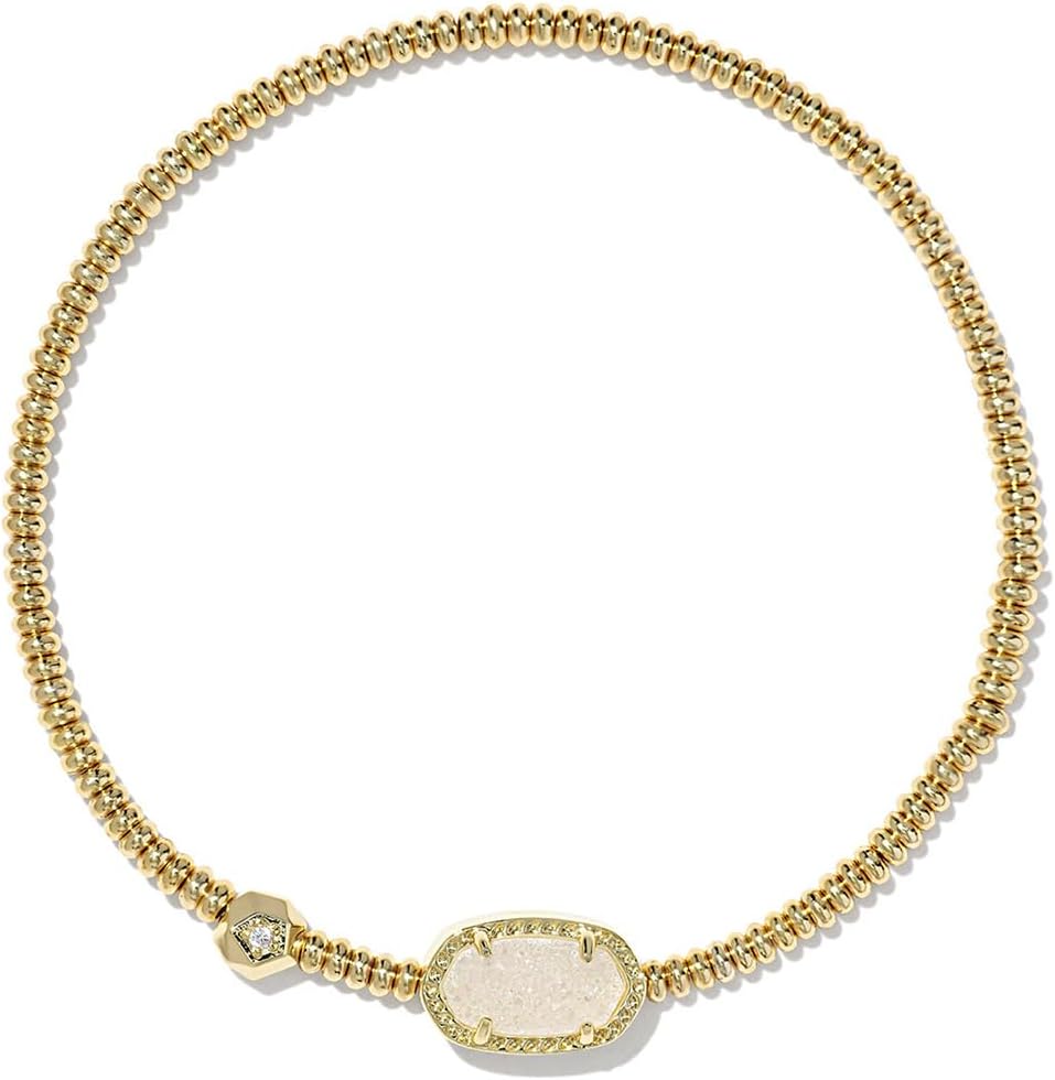 Kendra Scott Grayson Pulsera elástica de cristal, joyería de moda para mujer