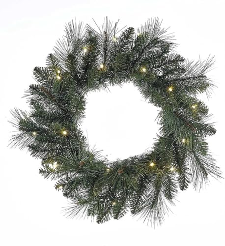 Kurt Adler H4097 18" Green LED Wreath