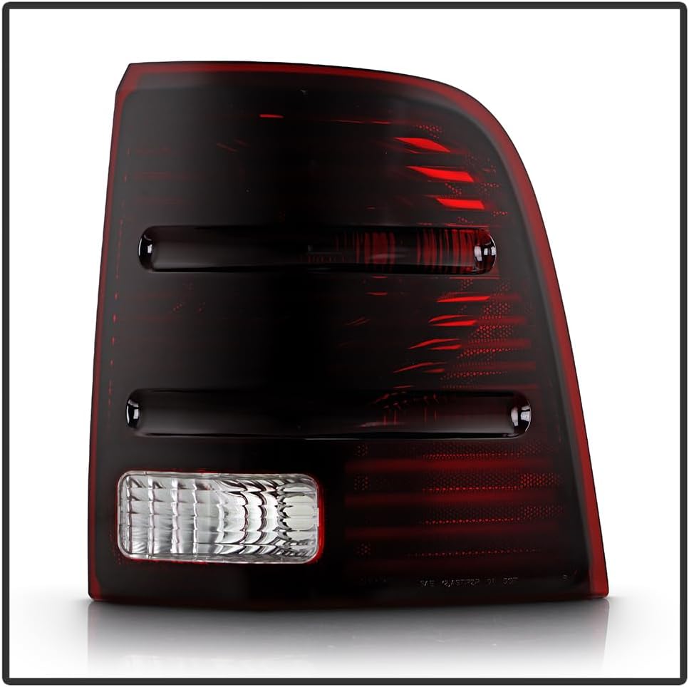 ACANII - For Red Smoked 2002 2003 2004 2005 Ford Explorer Tail Lights Brake Lamps Left+Right
