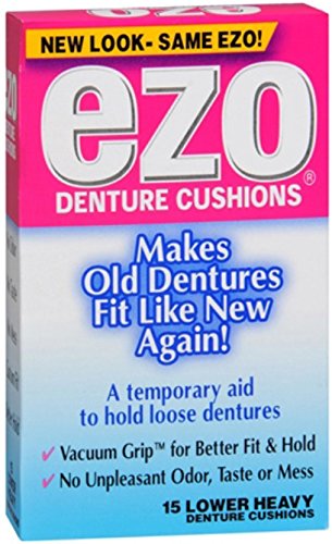 Denture Cushions Lower Heavy 15 Each (Pack of 2)