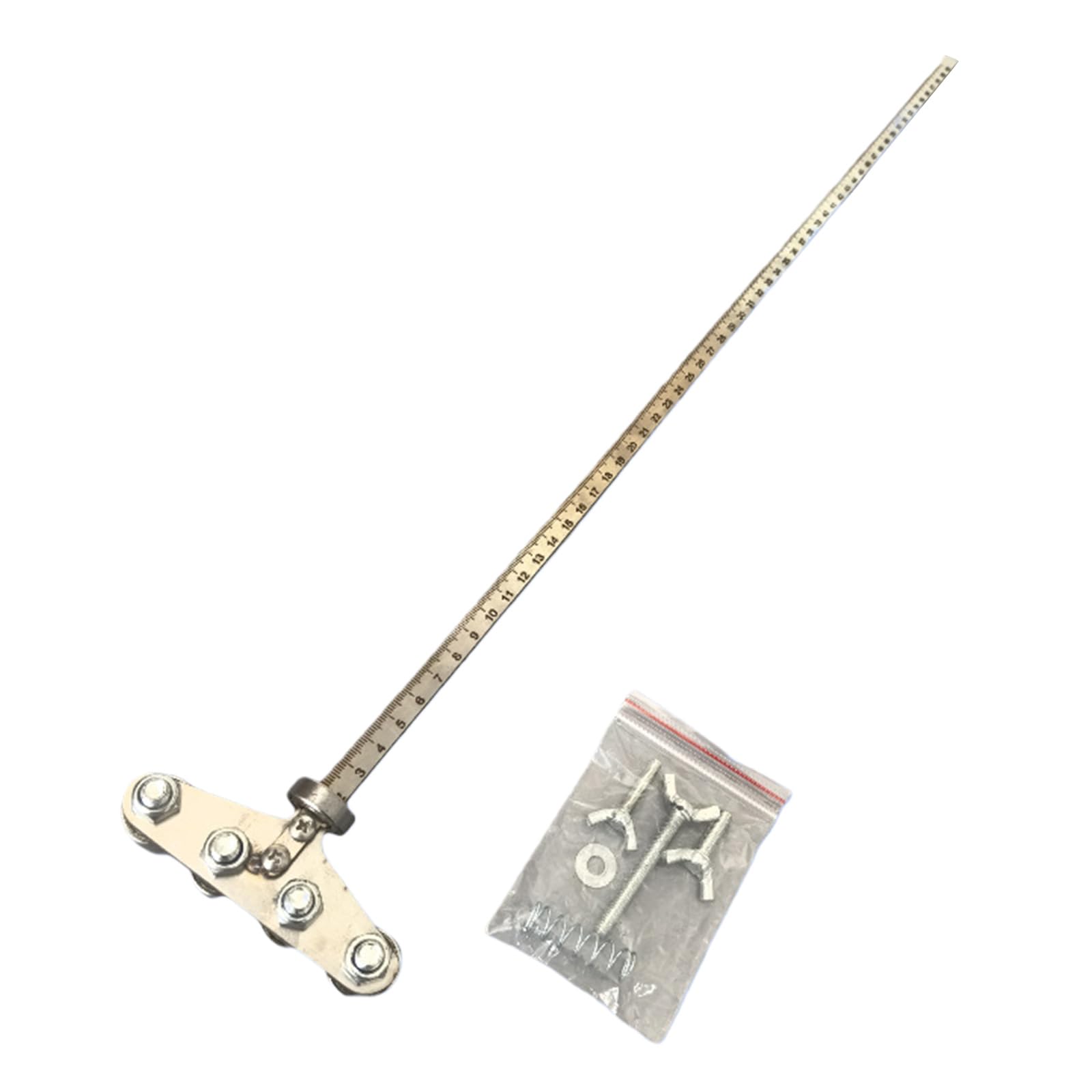 Generic Positioning Caliper Circular Saw Guide Ruler Adjustable Precise Measurement Ruler Stainless Steel Guide Rail Caliper for Precise Measurements & Easy Wood Cutting (Four Bearings)