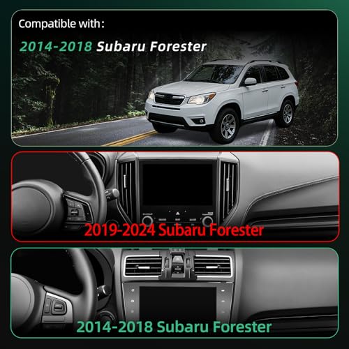 Image of Car Cell Phone Holder for Subaru Forester (2014-2018), Magnetic Phone Holder, Magsafe Car Mount Charger, Dashboard Phone Holder, Cell Phone Automobile Cradles, 15W Wireless, 360 & Hands Free
