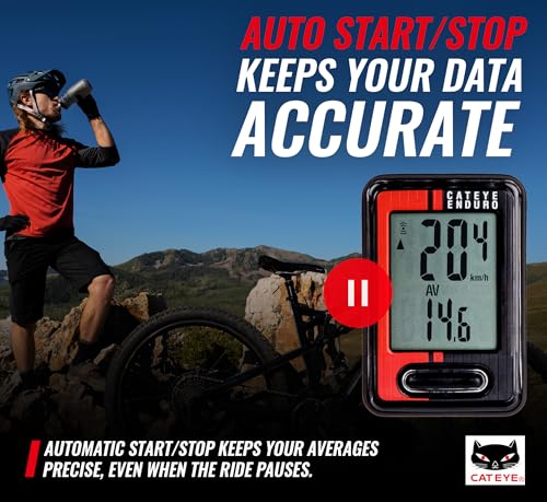 CATEYE Wired Bike Computer – Entry-Level Speedometer and Odometer, Perfect for Beginner Cyclists, Auto Start/Stop, Easy Setup for Road, MTB, Gravel Bikes, 3 Year Battery Life by CATEYE - Image 4