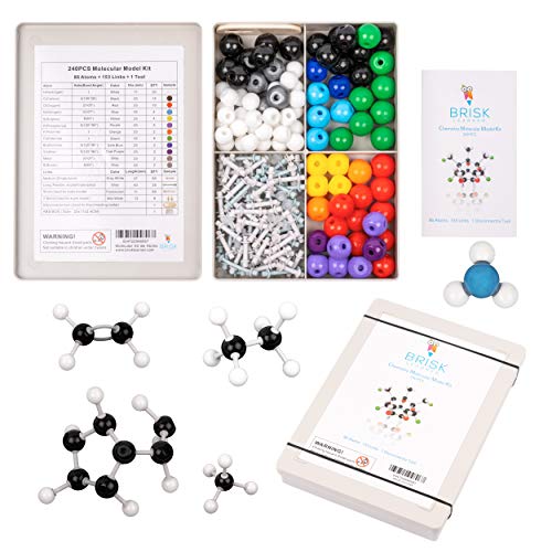 Organic & Inorganic Chemistry Molecular Model Kit (239) Brisk Learner - Kids Toy