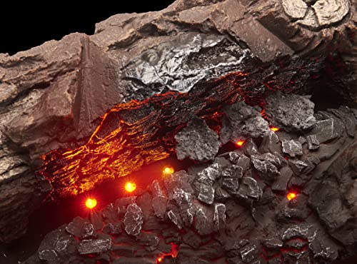 Napoleon Woodland 18 - Nefi18H - Electric Log Set, Electric Fireplace, 18-In, Hand Painted Realistic Logs, High Intensity Led Lights, Realistic Fire, Glowing Logs, Fireplace Insert, Remote Included #TOP1