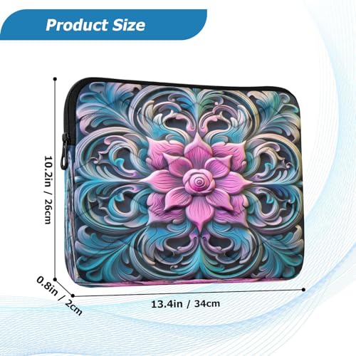 Funda Mandala Lotus Flower para Portátiles 13-14 Pulgadas miniatura 3
