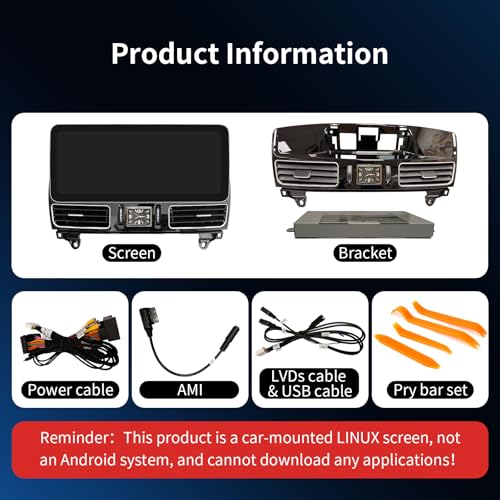 Wireless CarPlay/Android Auto 12.3 Inch Touchscreen for Mercedes Benz ML GL W166 X166 (2012-2015) with NTG4.5/4.7 System, Car Radio Receiver, Multimedia, Bluetooth, Car Stereo by Barggn - Used condition - Image 7