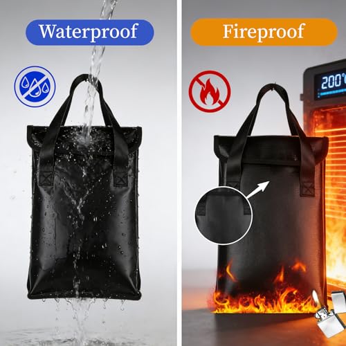 Premium Gun Safe Box with 3-in-1 Unlocking (Fingerprint/Password/Key) + Fireproof Waterproof Bag, Portable Handgun Safe for Home, Car, Travel – Anti-Pry Steel Storage for Pistols Accessories by Generic - Used condition - Image 5