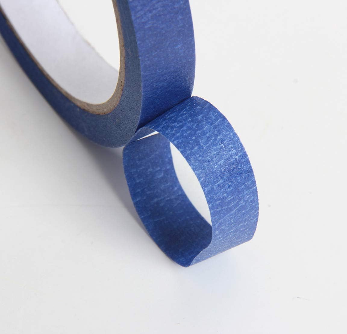 Hapy Shop 3 Pcs Blue Tape Removable Marking Masking Tape 1/2 Inch x 22 Yards,Painters Tape Trim Edge Finishing Decorative Total 66 Yards