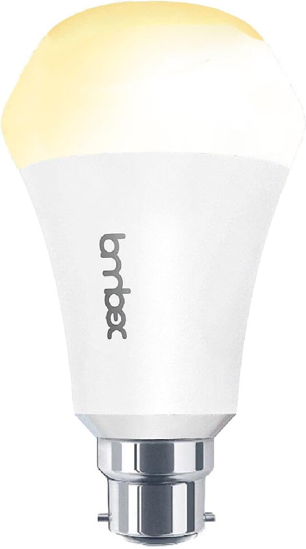 Lux Nova [Tunable White] [B22 Bayonet] | 10W LED Wi-Fi Smart Light Bulb | No Hub Required | Warm & Cold White, Dimmable | App Control | Timer Function | Compatible with Alexa & Google Home