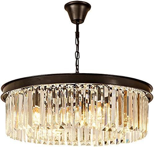 Lustre moderne en cristal 15,7 pouces plafonnier LED E14