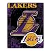 NBA Los Angeles Lakers Dropdown Royal Plush Raschel Throw Blanket, 50x60-Inch