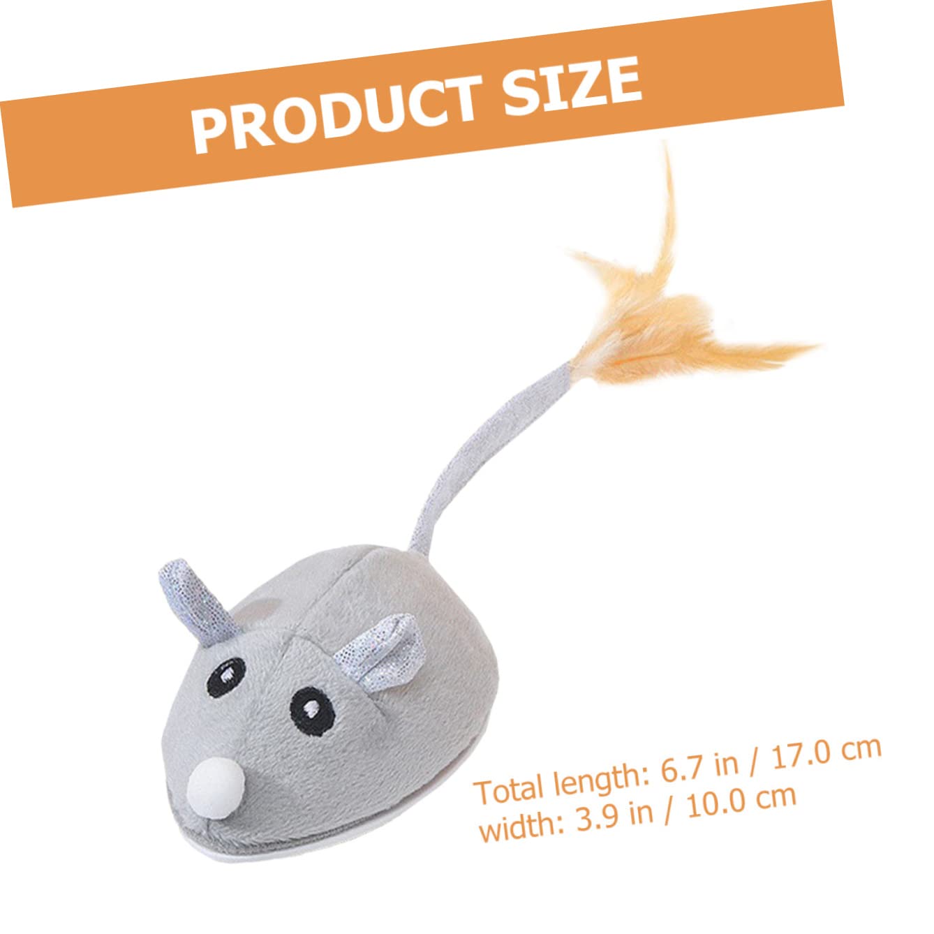 Mipcase 4stücke Elektrisches Katzen Spielzeug Interaktive Mit Plume Für Katzen Stimuliert Jagdinstinkte Förderst Bewegung Und Unterhaltung Für Kätzchen