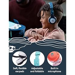 Planet Buddies Casque Audio sans Fil pour Enfant, écouteurs Pliants Bluetooth à Volume Limité avec Micro, compatibles… - Les Beatles, Paul McCartney, John Lennon, RIngo Starr, George Harrison Planet Buddies Casque Audio sans Fil pour Enfant, écouteurs Pliants Bluetooth à Volume Limité avec Micro, compatibles… – Image 4