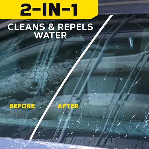 Meguiar's Ultimate Glass Cleaner & Water Repellent - Premium Glass and Window Cleaner for Quick Cleaning with Hydrophobic Technology that Acts as a Rain Repellent Improving Visibility in Rain - 16oz by Meguiar's - Image 5