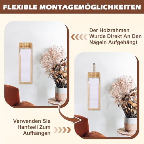 12 Blatt Massivholz Geburtstagskalender Jahresunabhängig Immerwährender Kalender Undatiert 12 x 30cm Geburtstagsplaner Wandkalender Memoboard Geburtstage Familienkalender Für 2026 Geburtstage