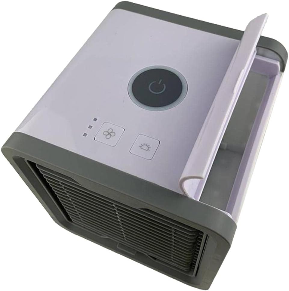 Mini Air Conditioner USB Cooling Home Tabletop LED Desk Air Cooler Purifier