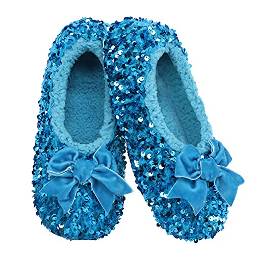 Snoozies Womens Glamour Bling Ballerina
