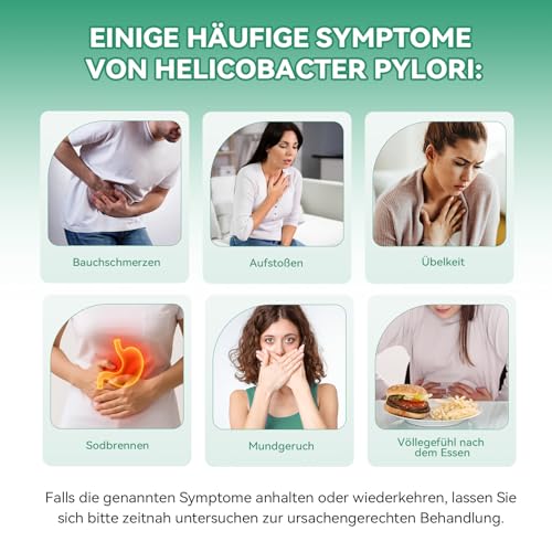 H.pylori Schnelltest mit 98% hoher Genauigkeit | Antigen-Selbsttest via Stuhluntersuchung | Für alle Magenbeschwerden: Sodbrennen, Gastritis & mehr-1 Stück