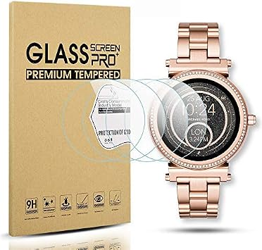 Diruite - Protector de pantalla de cristal templado para Michael Kors  Access Sofie smartwatch MK Sofie (antiarañazos) [Ajuste perfecto] [Versión  optimizada] : Amazon.es: Electrónica